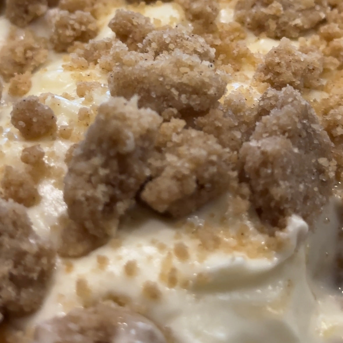 Peach Cobbler Cinnamon Roll