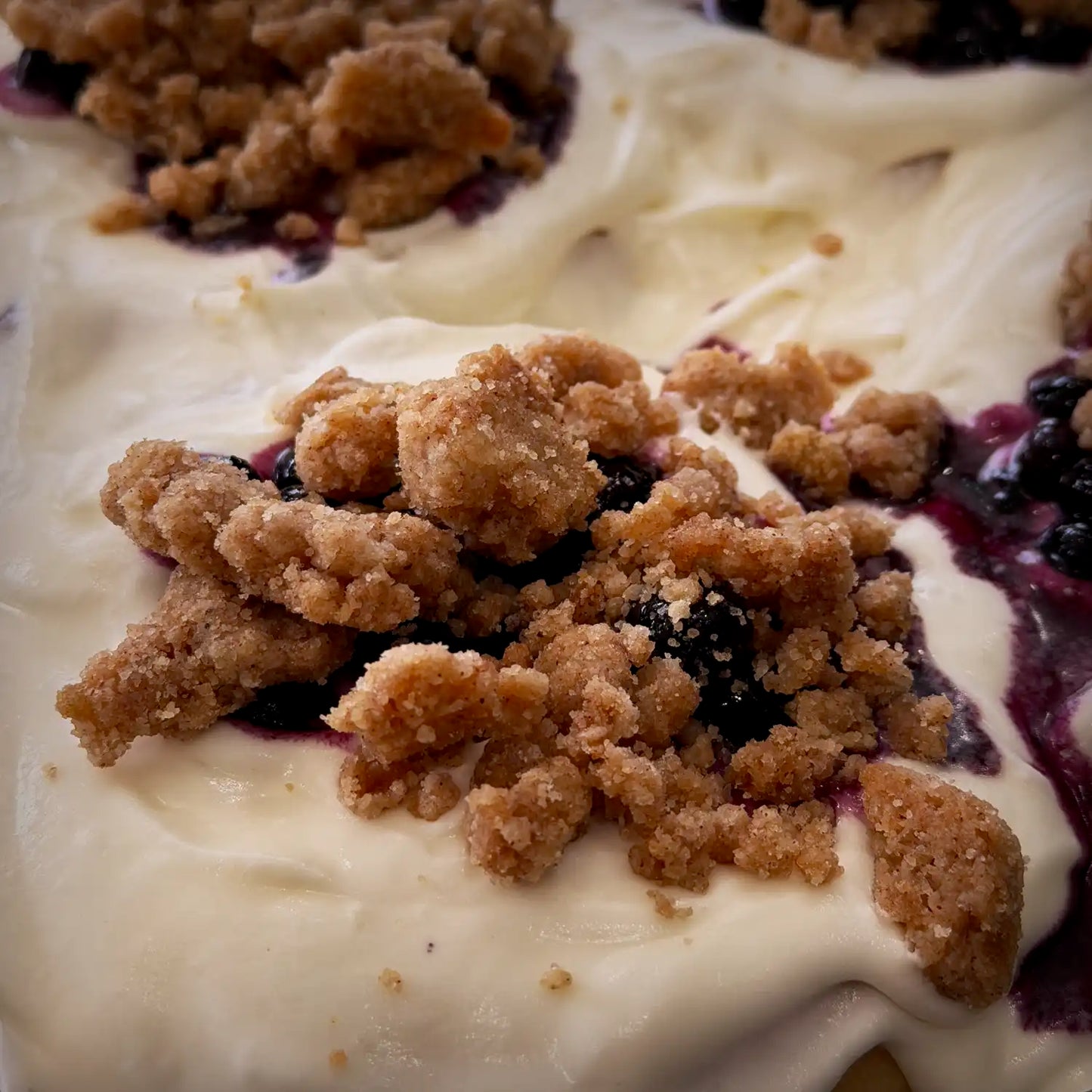 Blueberry Cobbler Cinnamon Rolls