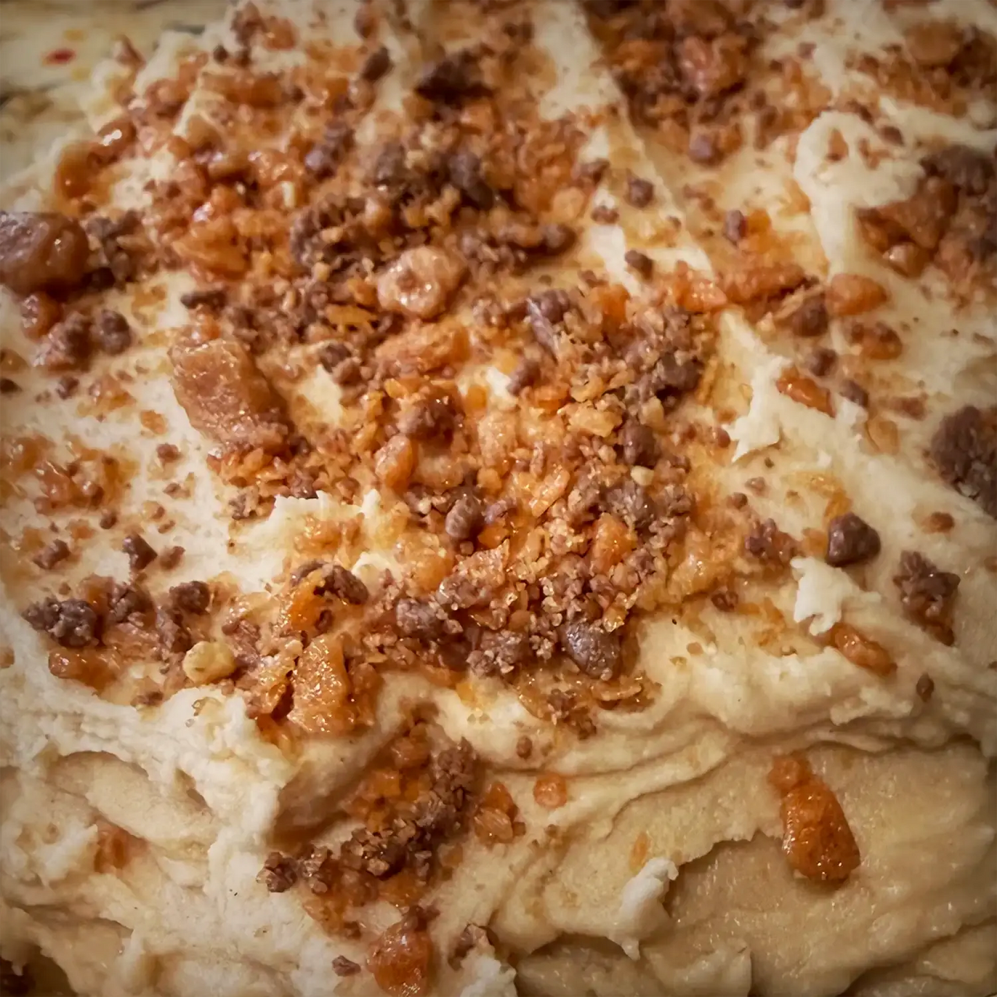 Butterfinger Caramel Cinnamon Rolls