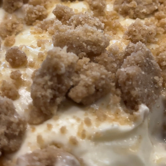 Kraving of the Month! Peach Cobbler Cinnamon Rolls